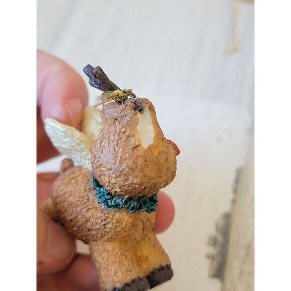 Ceramic reindeer AS IS wing Rudolph ornament Xmas decor - Picture 5 of 5